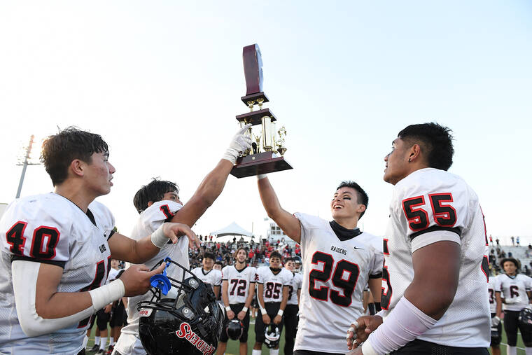 Dreams Fulfilled, Statements Made: Raider Football Team Wins the HHSAA Division I Championship