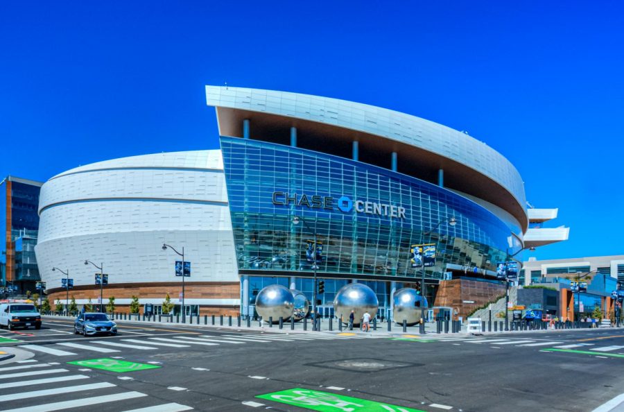 The newly completed Chase Center in San Francisco, California.