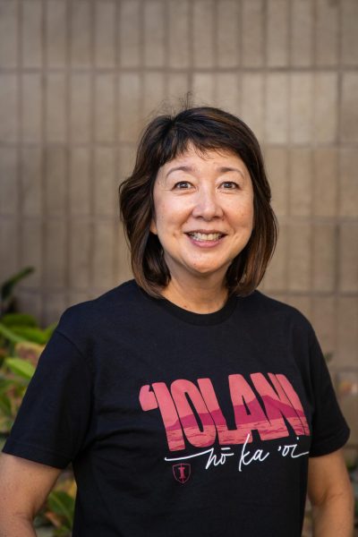 Preparing for her next step in her life, Mrs. Robin Hiraki gets ready to depart the Iolani community. 